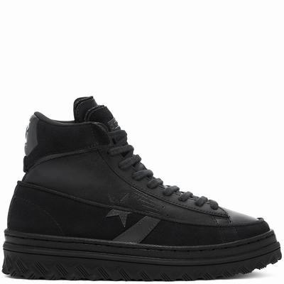 Női Converse Unisex Black Ice Pro Leather X2 Platform Cipő CO8529431 Fekete